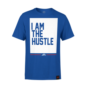 I Am The Hustle Flag - Royal Shirt