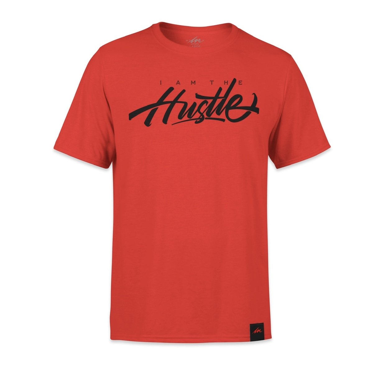 I Am The Hustle Eclipse Graffito - Red Shirt