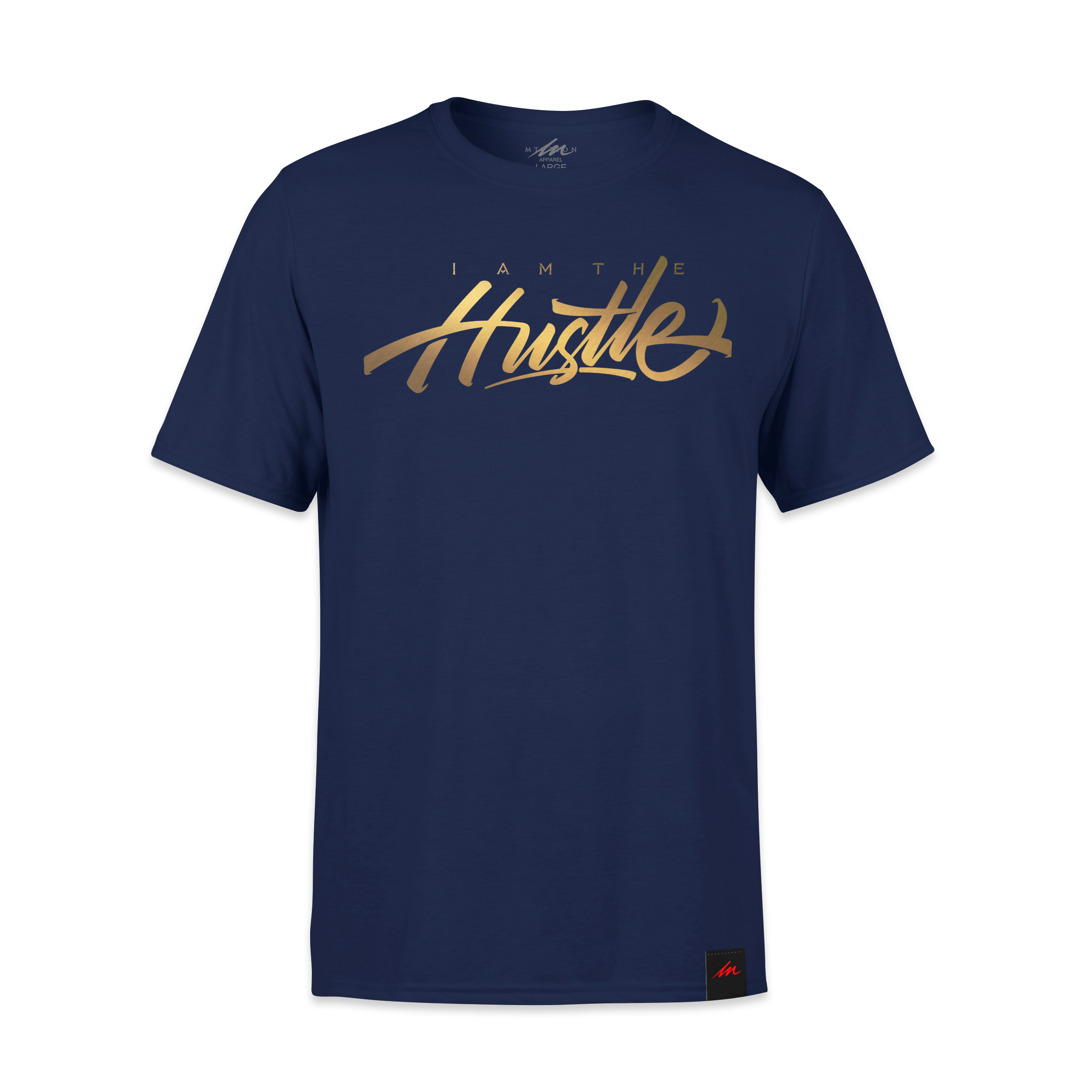 I Am The Hustle L.A. Gold Graffito - Navy Shirt