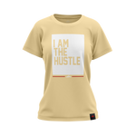 Load image into Gallery viewer, Ladies I Am The Hustle Flag Tee – Banana Cream
