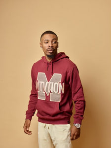 The Collegiate MTVTION Luxe Hoodie – Oxblood