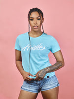 Load image into Gallery viewer, Ladies I Am The Hustle Graffito - Cancun Perfect Tee
