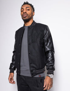 Signature M Letterman Jacket – Eclipse