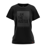 Load image into Gallery viewer, Ladies I Am The Hustle Eclipse Flag - Black Shirt
