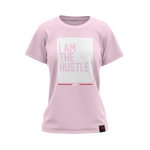 Load image into Gallery viewer, Ladies I Am The Hustle Flag - Light Pink Perfect Tee
