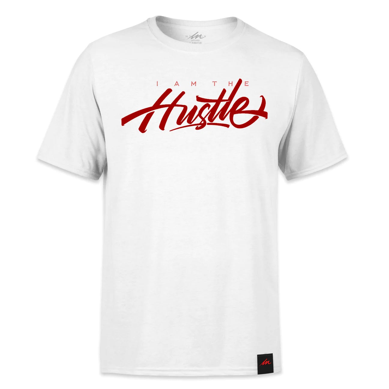 I Am The Hustle Graffito Inferno Red/White Shirt