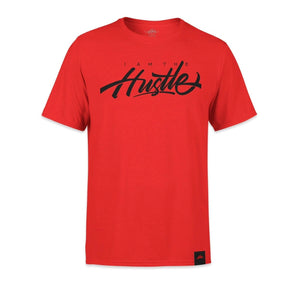 I Am The Hustle Eclipse Graffito - Red Shirt