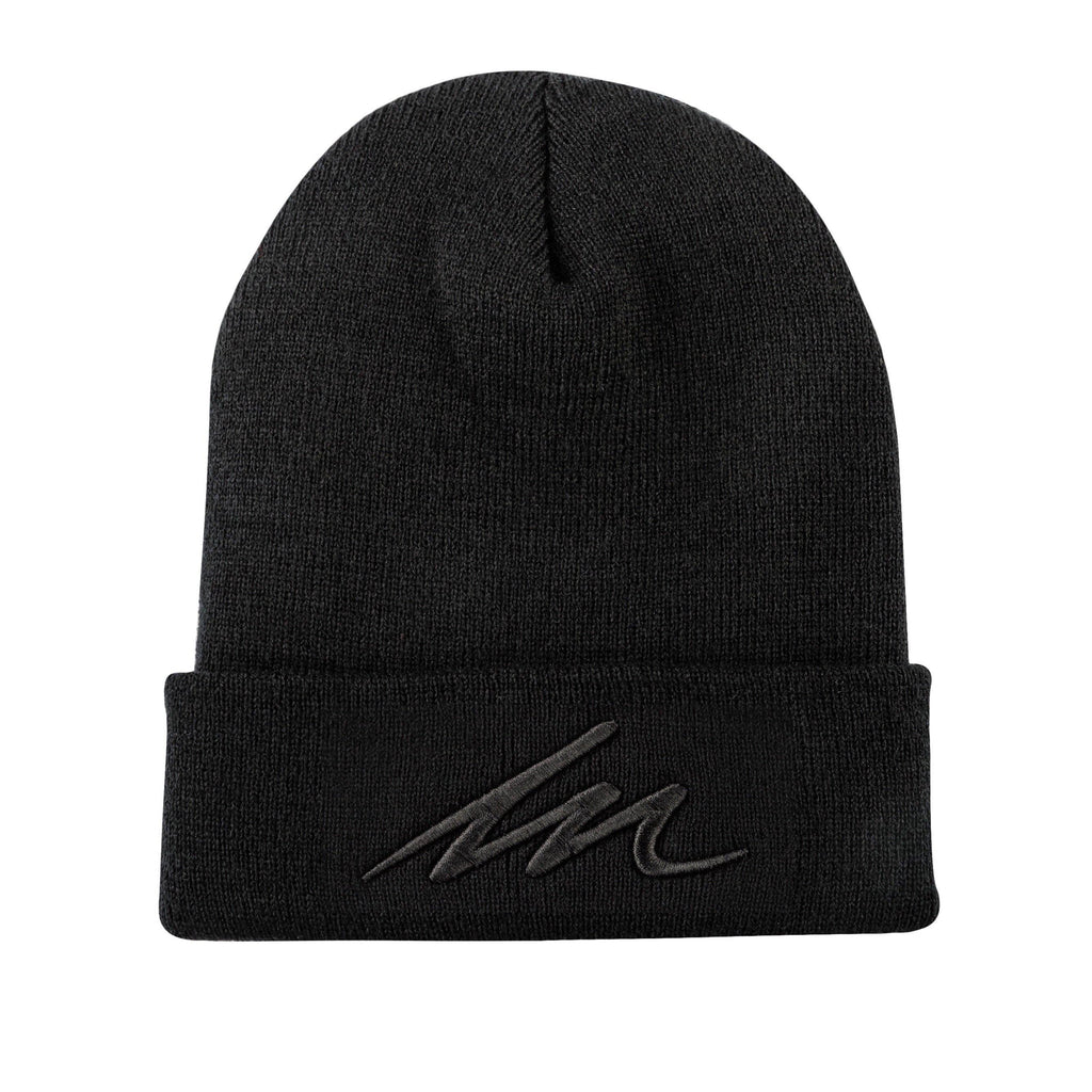 Eclipse MM Black Cuffed Beanie-money_motivation_brand