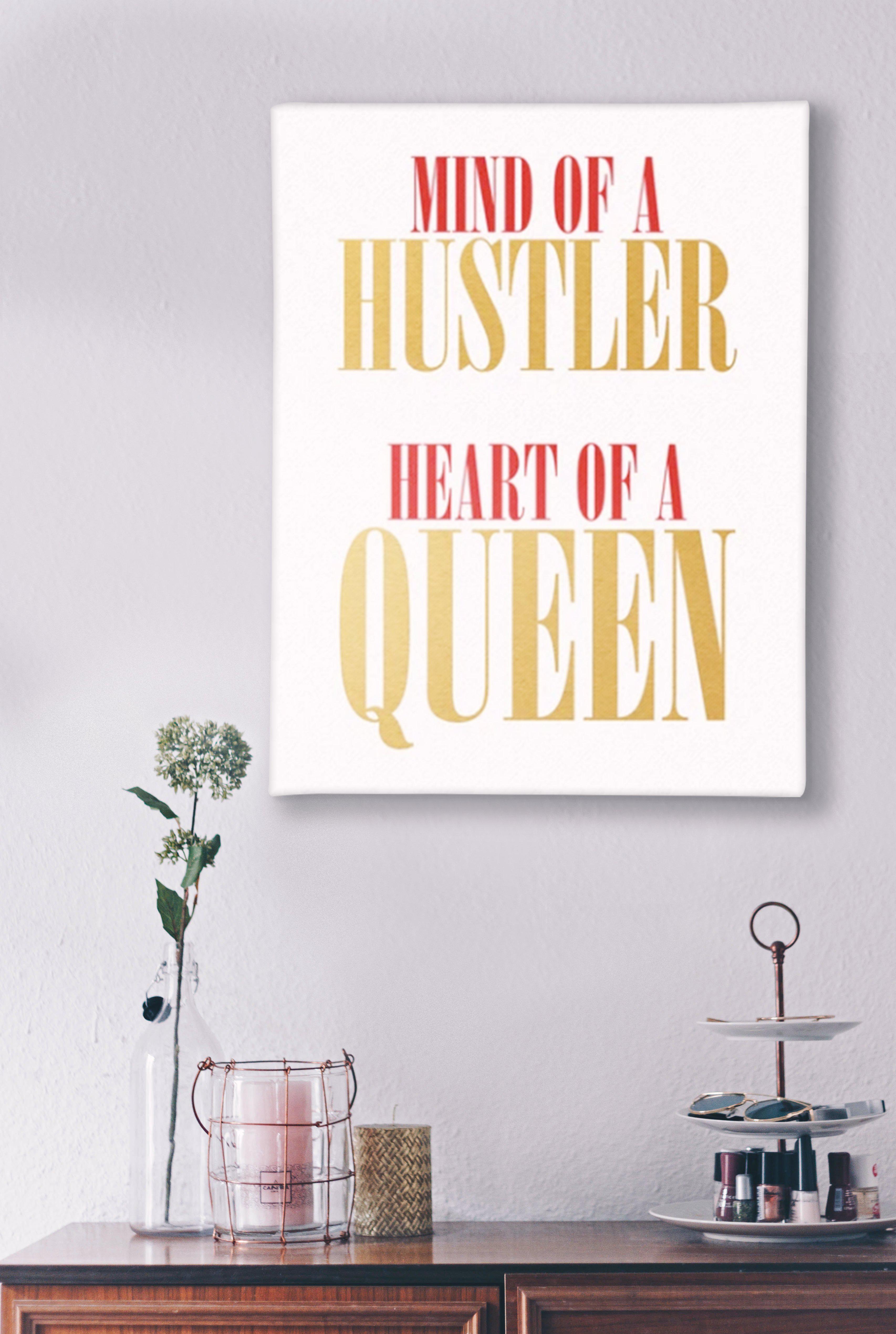 "Heart of a Queen" Canvas Print-money_motivation_brand