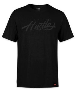 I Am The Hustle Eclipse Graffito - Black Shirt-money_motivation_brand