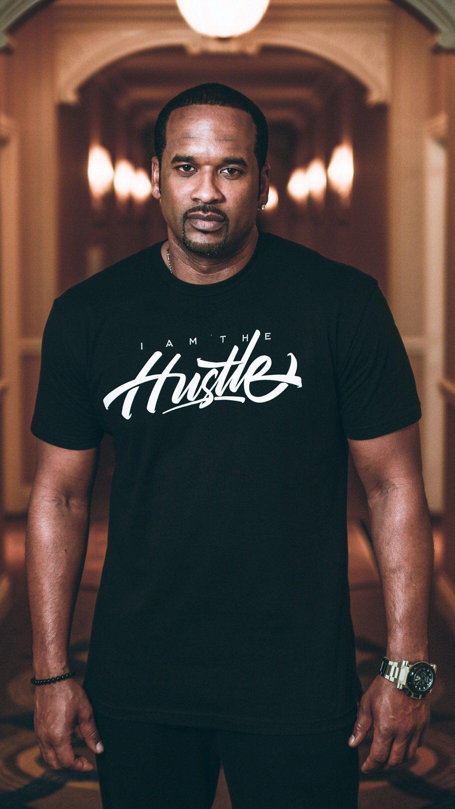 I Am The Hustle Graffito - Black Shirt-money_motivation_brand