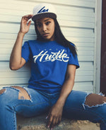 Load image into Gallery viewer, I Am The Hustle Graffito - Royal Shirt-money_motivation_brand
