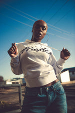 Load image into Gallery viewer, I Am The Hustle Graffito - White Hoodie (Heavy Blend)-money_motivation_brand
