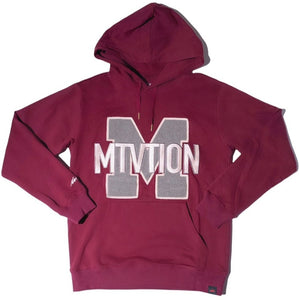 The Collegiate MTVTION Luxe Hoodie – Oxblood