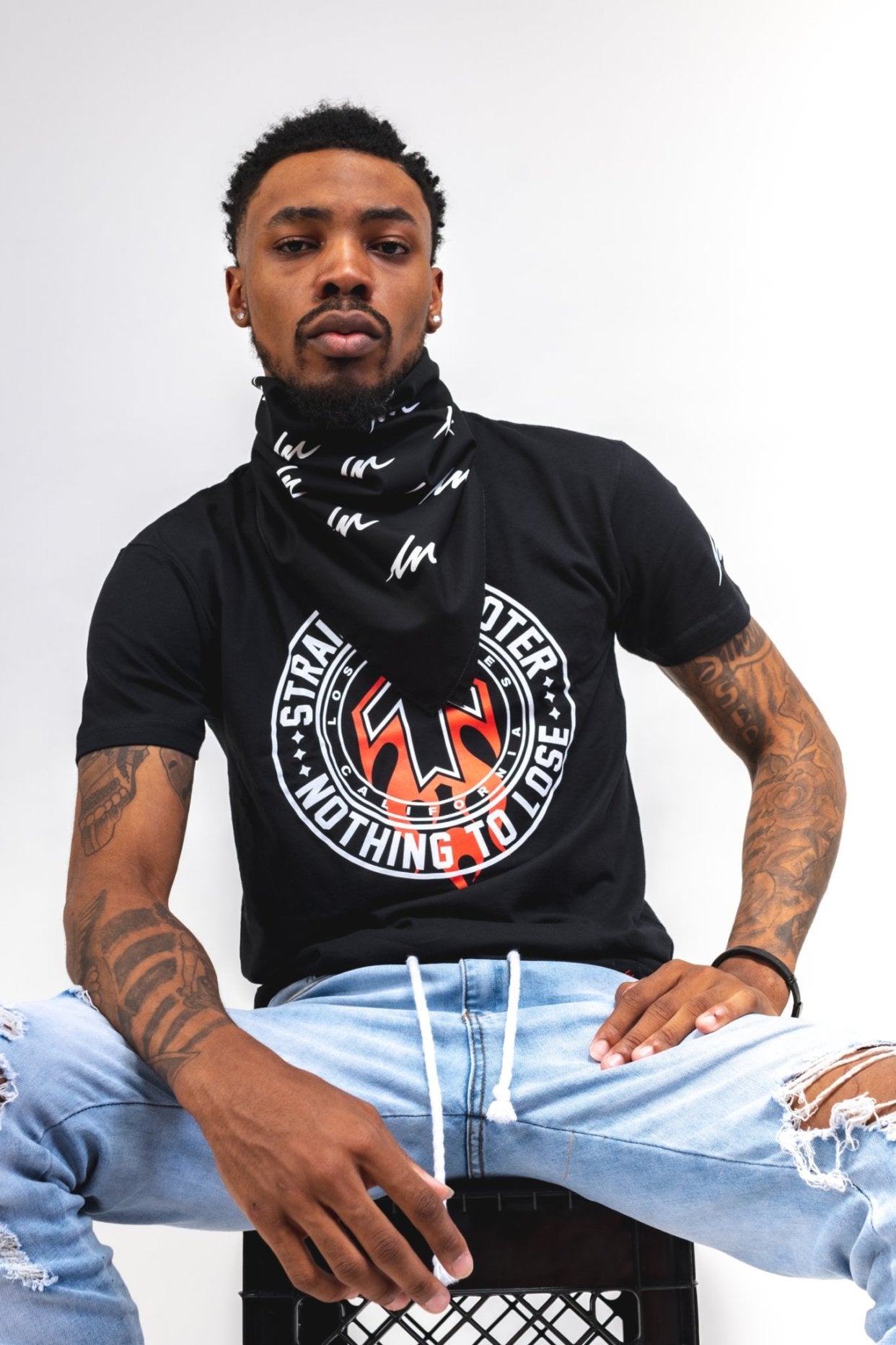 MTVTION Brand Bandana - Black