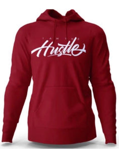 I Am The Hustle Graffito - Maroon Hoodie (Heavy Blend)