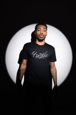 Load image into Gallery viewer, I Am The Hustle Graffito Tee – Eclipse (Black/Black)
