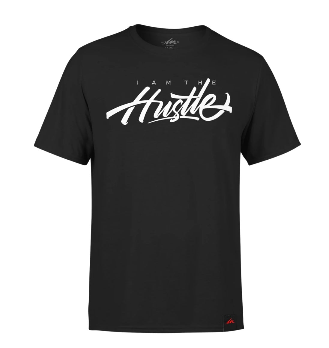 I Am The Hustle Graffito - Black Shirt