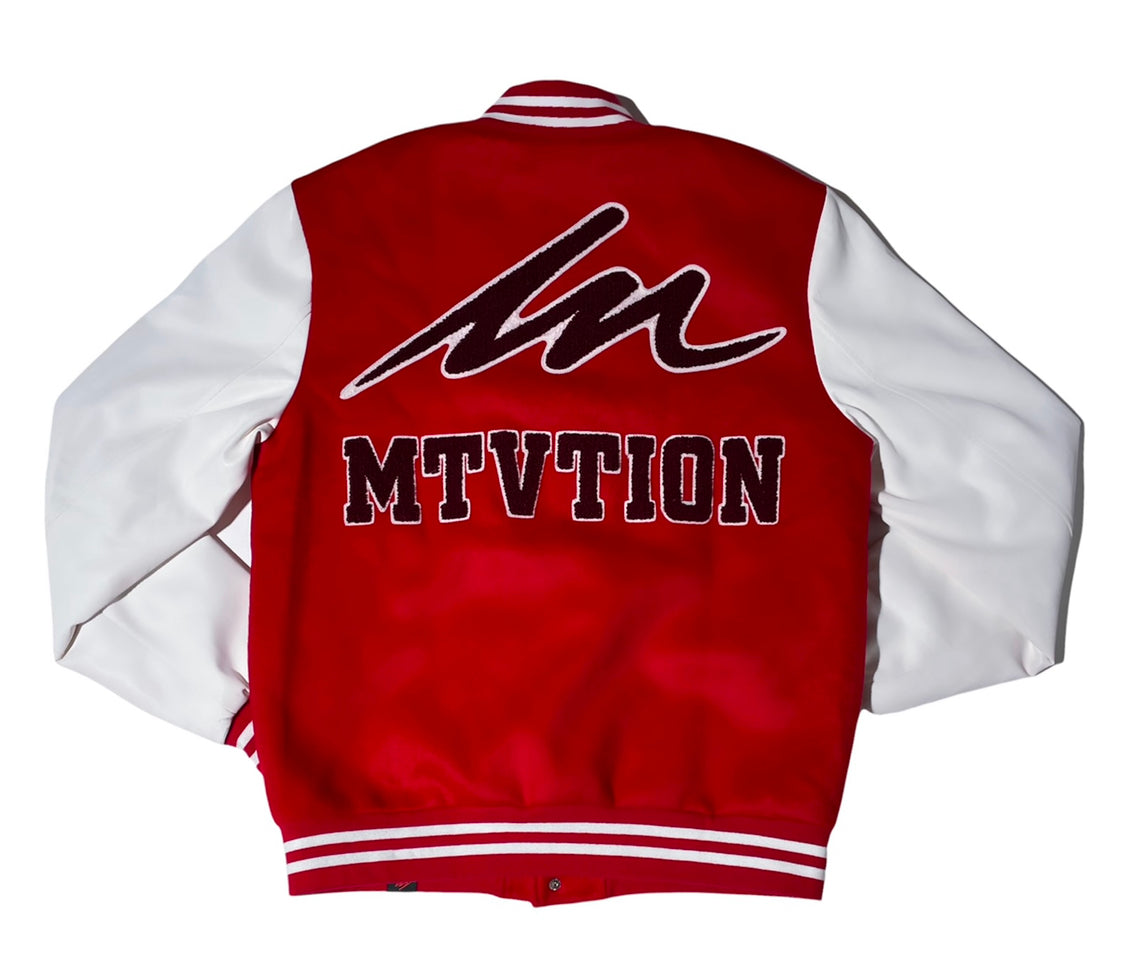 MM Crimson Letterman Jacket