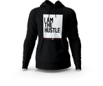 Load image into Gallery viewer, I Am The Hustle Flag Hoodie – Black (Year-Round Fleece)
